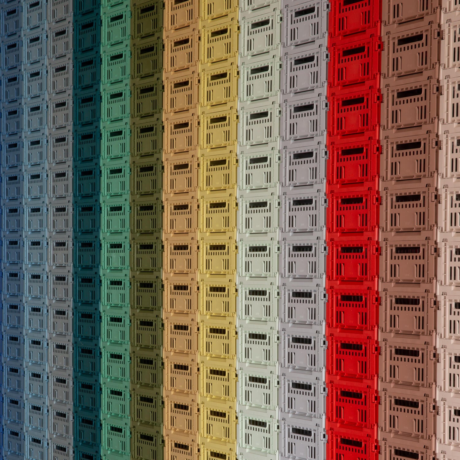 Colour Crate kasse, M - Electric Blue